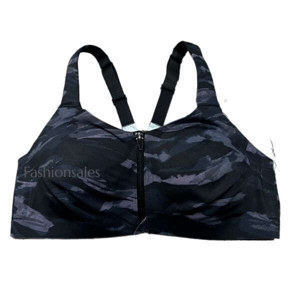 Victoria’s Secret knockout Front Close High Support Sports Bra black multi - Picture 3 of 3